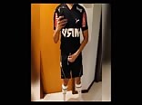 Atletico futbolista se masturba gay teen porn