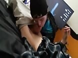 Caught Gay Porn Boy Hot BJ Cum