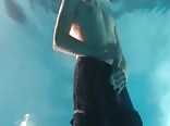Candid Teen Porn Caught Wanking in Pool Boys Underwater Cam