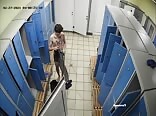 Spycam - shy guy in locker twink tube