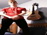 fire crotch stripping twink tube guitar