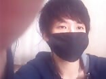 Cute Asian boy cum masked gay porn cam