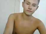 Gorgeous twink solo blond gay teen porn