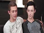 Cute twink boys gay porn gets dildo shove up