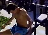 Working Out and Wanking Gay Porn