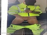 Tattooed Lad Cums - In Work Gear Boys Porn