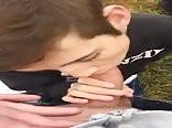 Teen outdoor blowjob boys porn tube