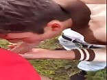 Moaning Boys have  outdoor fun gay teen porn