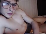 A103. Sexy School Boy in glasses