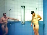 spycam - two friends in gym shower gay porn