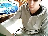 Cute boy wanks in his bedroom gay teen porn
