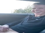 Hottie jerk & cum in his car boys porn