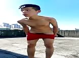 Wanking on the Roof Top Twink Cam Boys Porn
