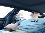 Uncut Twink Jerks In Car Before College boys porn