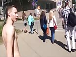 Running naked somewhere in Russia