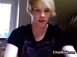 Cute blond boy wanking