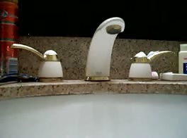 twink jerks offf in bathroom