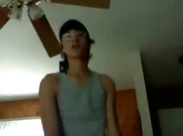 teen strip and cum