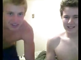 Two young gays together on cam