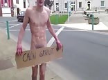 French Free Hugs Public Funny Twink Outside